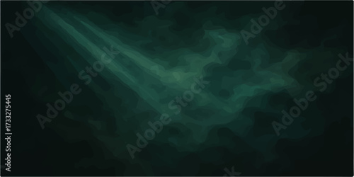 Dark X-ray of a human hand with an ethereal blue smoke texture in the night sky backdrop