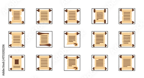 Collection of Ancient Scrolls.