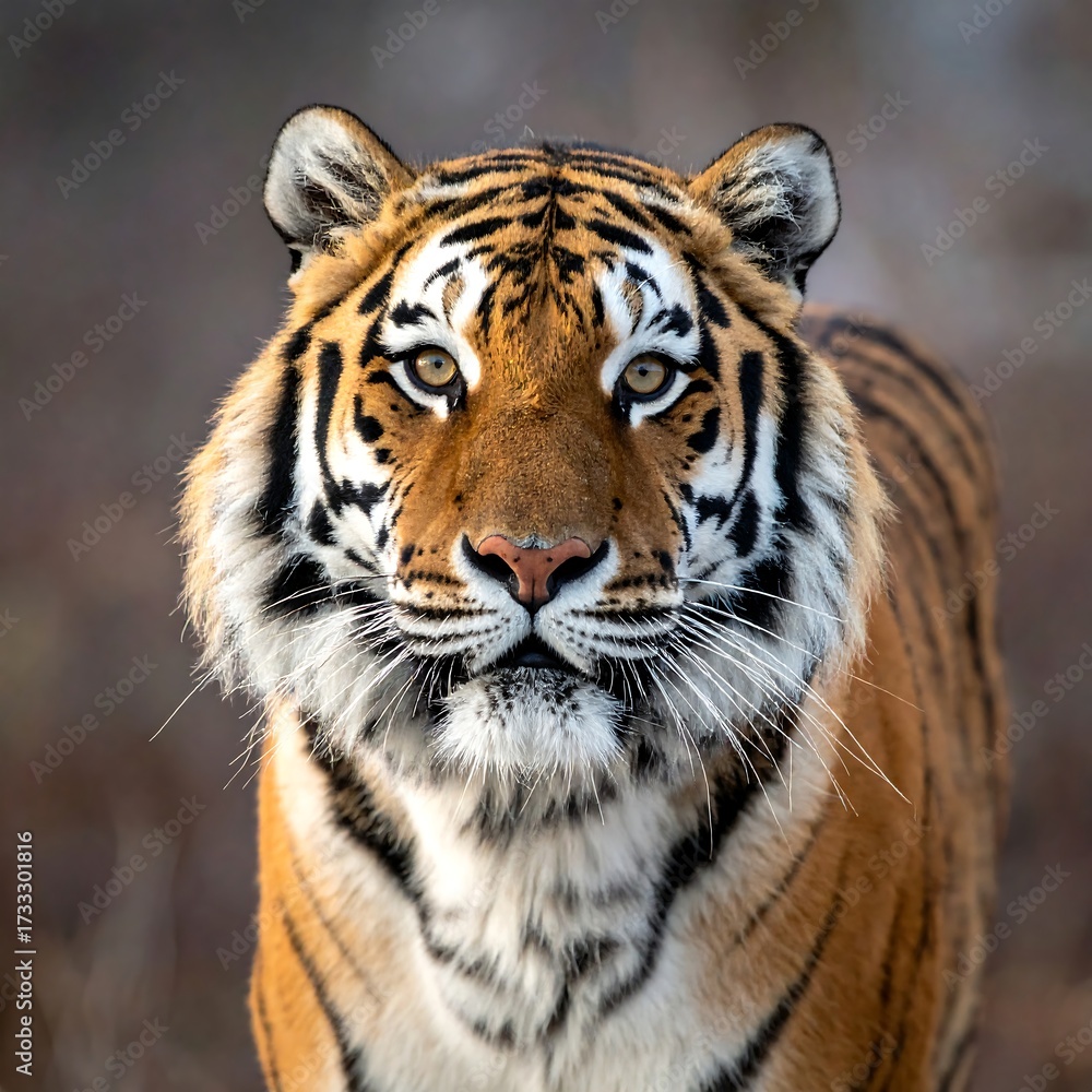 Obraz premium Tiger portrait, focused stare