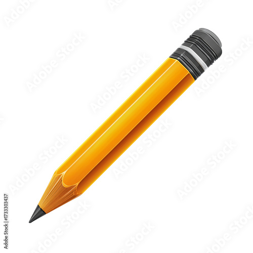 Orange pencil graphic