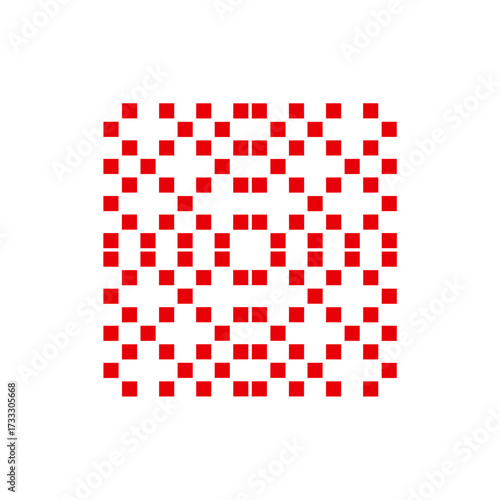 Vector Illustration of Palestinian Traditional Tatreez  Embroidery Pattern