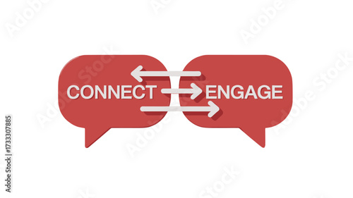 Connect and Engage Words in the speech bubble.