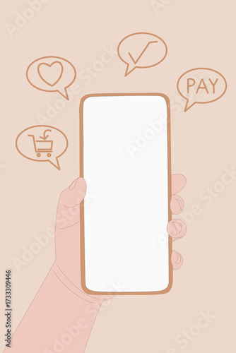 online shopping concept