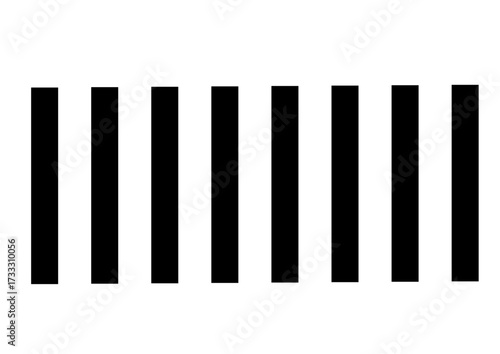 piano keys on white background