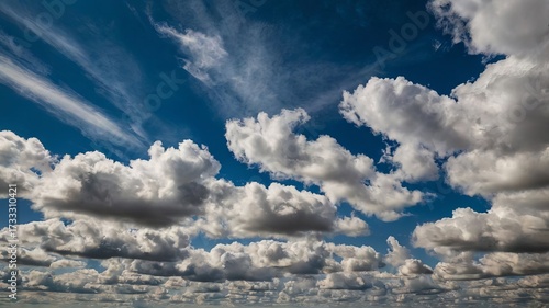 Blue Sky and white clouds 