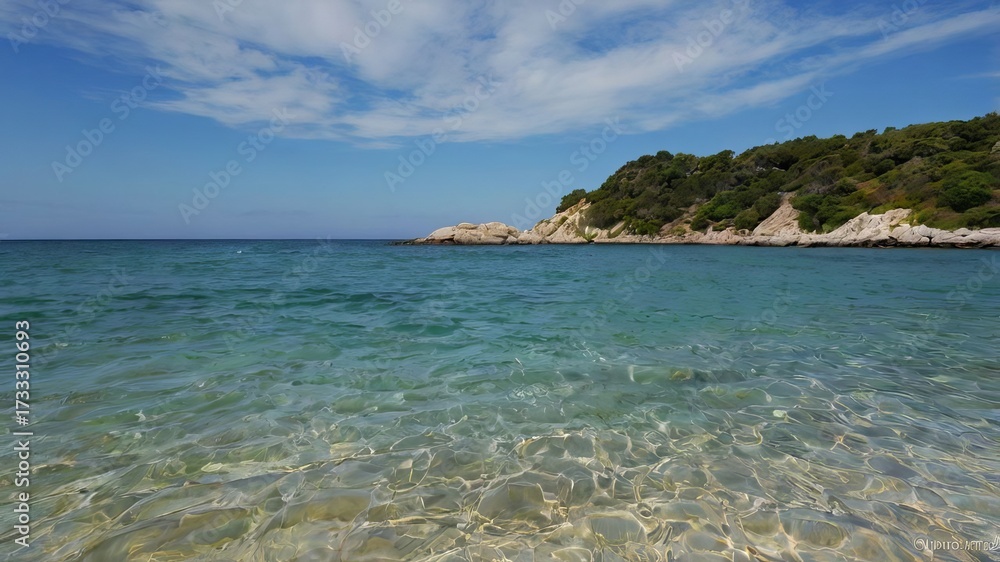 Fototapeta premium Sea and island 