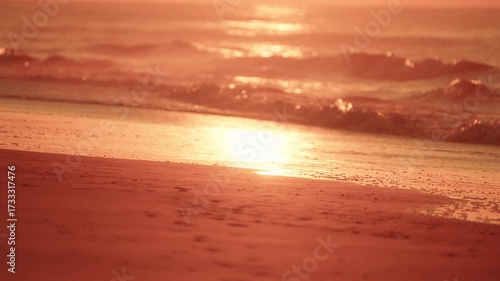 Coastal Dawn: Sunrise Over Folly Beach, South Carolina