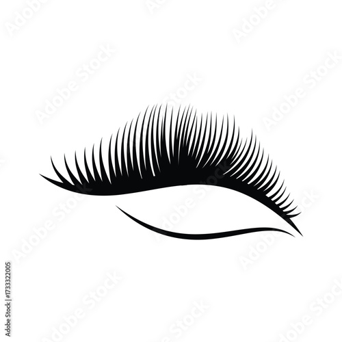 Eyelash Beauty Logo Design Concept