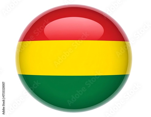 Free Download Round flag of Bolivia - GFXLoad