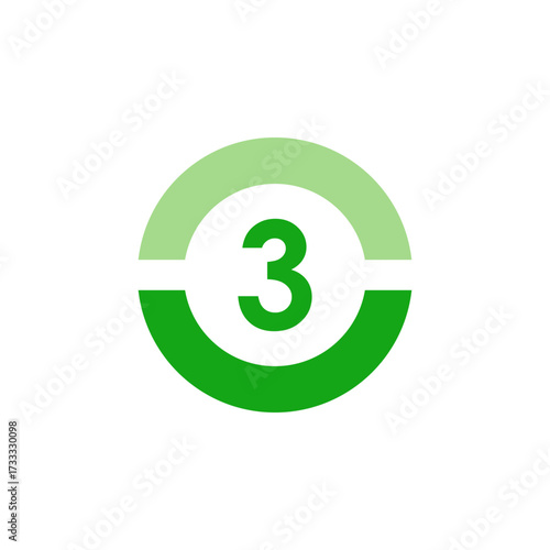 Number icon vector illustration. Infographic number icon vector. number icon vector