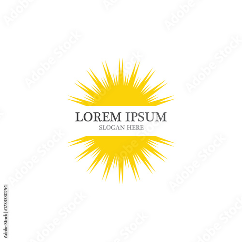 Sun Vector illustration Icon