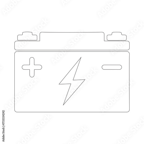 car check battery icon