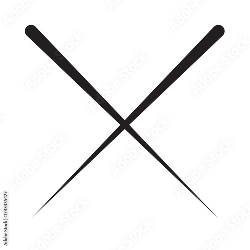 cross line icon. cross marks symbol cocross marks big collection. Tick ​​icon. Cross marks different shapes.