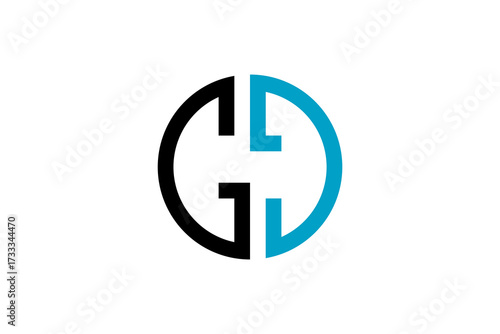 GG letter logo design