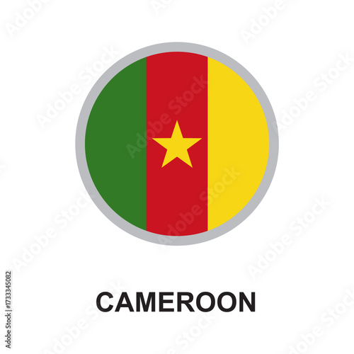 Free Download cameroon national flag circular vector design - GFXLoad