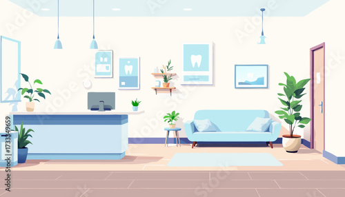 Modern Dental Clinic Reception Area | Welcoming Office Design