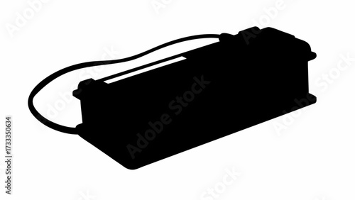 Sleek portable battery pack with integrated strap for on-the-go power needs and mobile device charging solutions