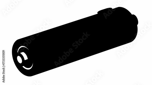 Reliable power source battery icon for portable electronic devices, illustrating energy, electricity, and dependable technology solutions for modern life