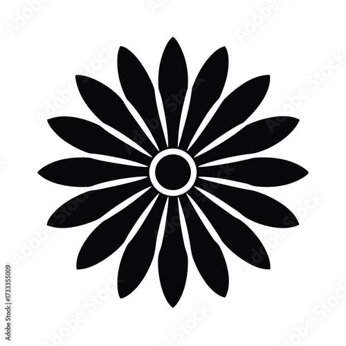Daisy Flower Icon Vector Illustration