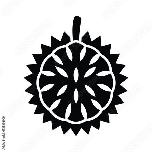 Durian Icon Vector Illustration
