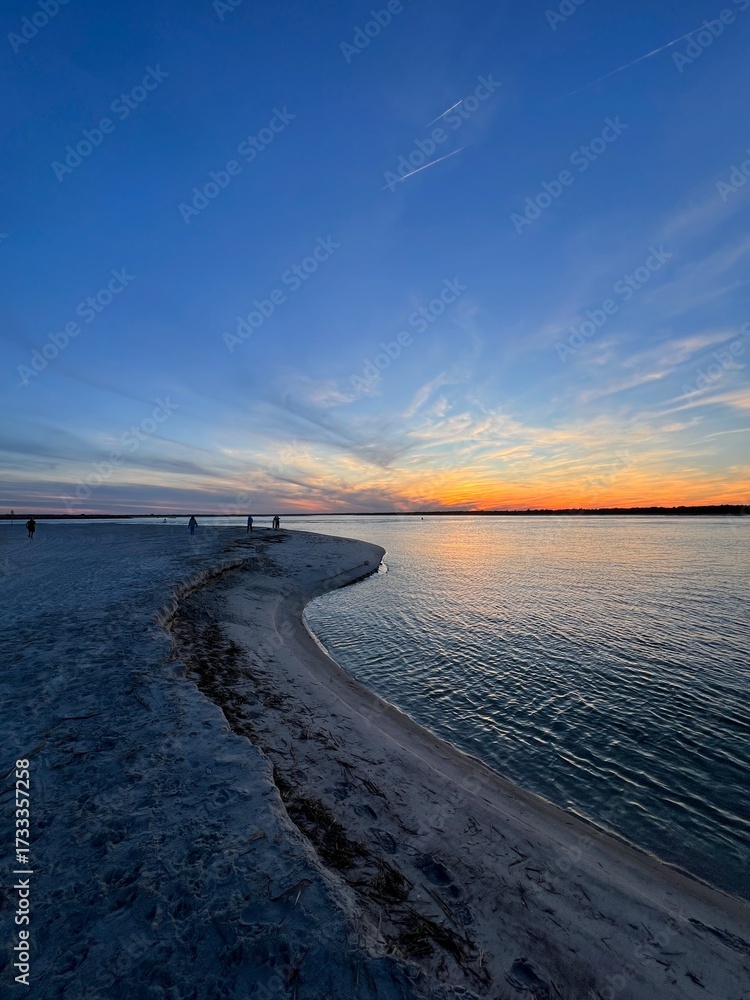 Fototapeta premium sunset on the beach