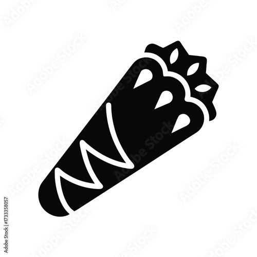 Cannoli Icon Vector Illustration