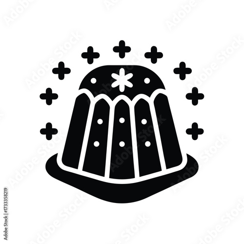 Pandoro Icon Vector Illustration