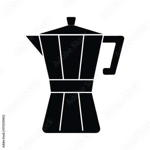 Moka Pot Icon Vector Illustration