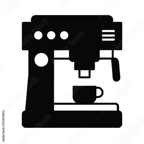 Espresso Machine Icon Vector Illustration
