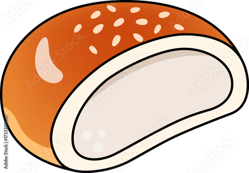白あんぱんのアイコン