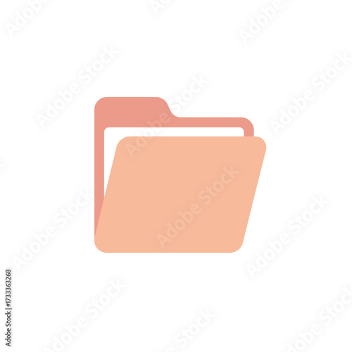A digital representation of a folder icon, symbolizing organization and document management for digital filing systems