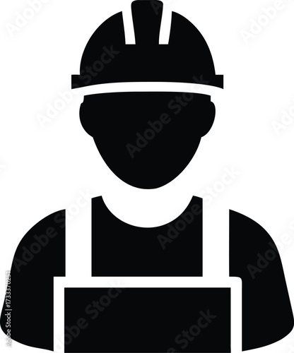 Construction worker icon