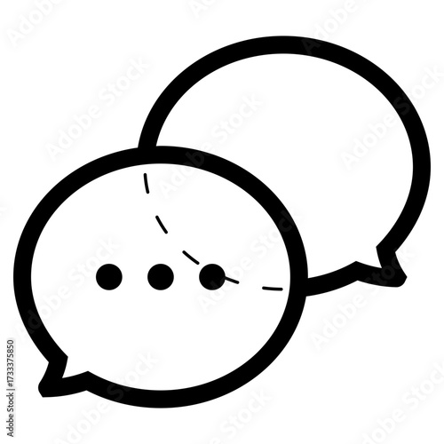 chatting communication icon