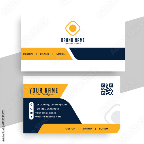 Modern Professional Business Card Design Template