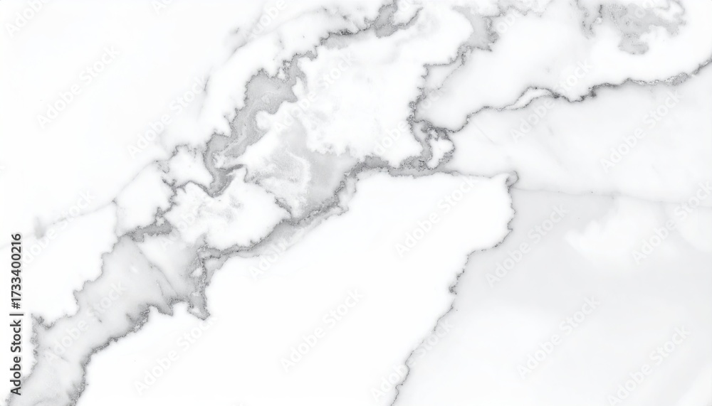 Obraz premium White surface with grey veining, resembling marble or abstract flowing patterns