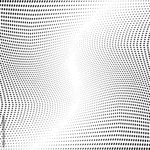 Wallpaper Mural Wavy gradient halftone dots pattern texture background
 Torontodigital.ca