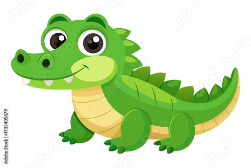 crocodile isolated