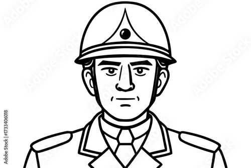 military soldier saluting