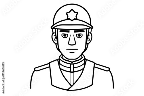 firefighter in helmet