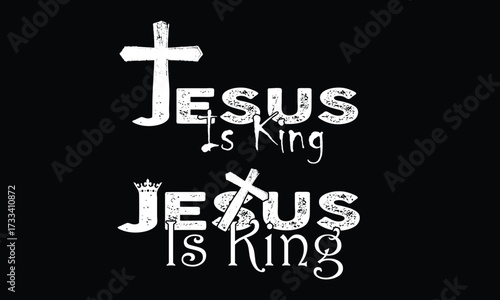 Jesus is King, Religious bundles  vintage.