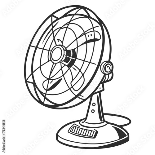 vintage style fan