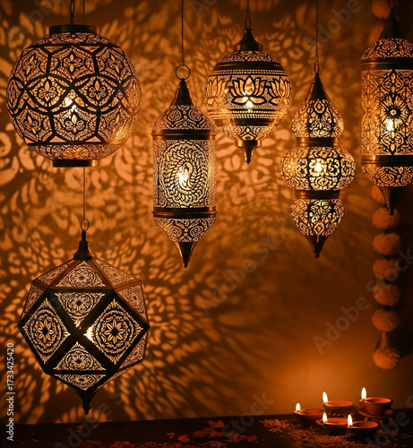 chandelier in the mosque