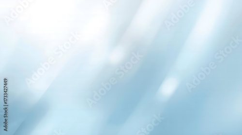Clean Frosted Glass UI Background with Soft Light Blue Blur Effect