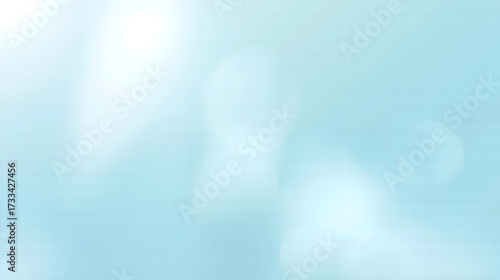 Clean Frosted Glass UI Background with Soft Light Blue Blur Effect