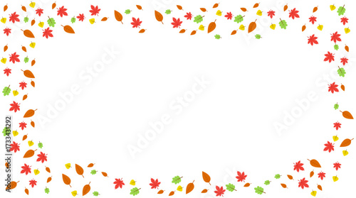 Background with maple autumn leaves