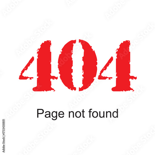 404 page not found vector design illustration isolated solid background