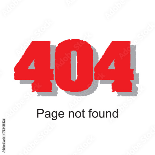 404 page not found vector design illustration isolated solid background