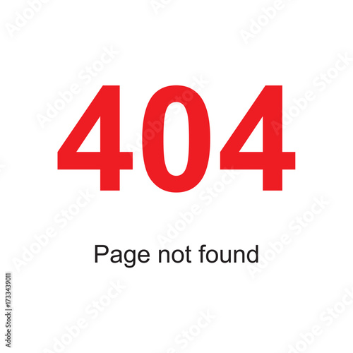 404 page not found vector design illustration isolated solid background