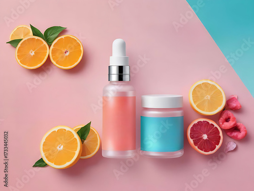 A cosmetic ads banner