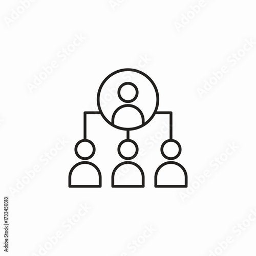 person with team icon sign vector
